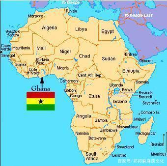 加纳属于哪个洲地图